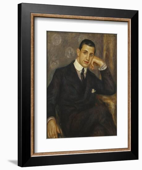 Portrait d'Henry Bernstein-Pierre-Auguste Renoir-Framed Giclee Print