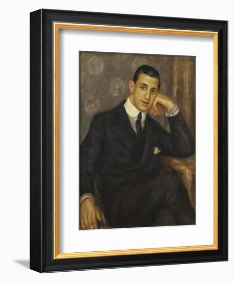 Portrait d'Henry Bernstein-Pierre-Auguste Renoir-Framed Giclee Print