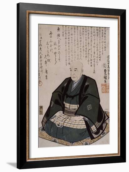 Portrait d'Hiroshige-Utagawa Kunisada-Framed Giclee Print