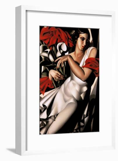 Portrait d'Ira-Tamara de Lempicka-Framed Art Print