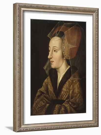 Portrait d'Isabelle de Portugal (1397-1472), épouse de Philippe le Bon-null-Framed Giclee Print