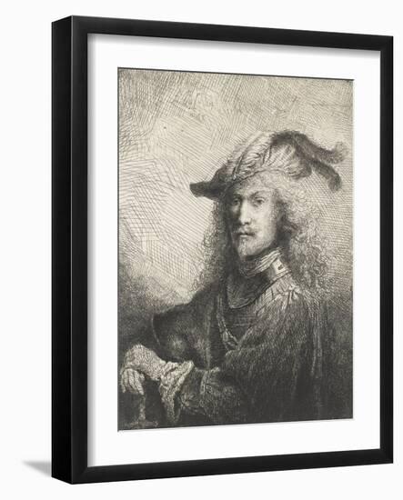 Portrait d'officier-Ferdinand Bol-Framed Giclee Print