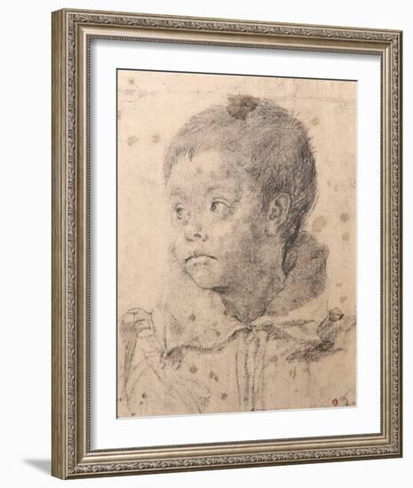 Portrait d'un Jeune Garcon-Annibale Carracci-Framed Collectable Print