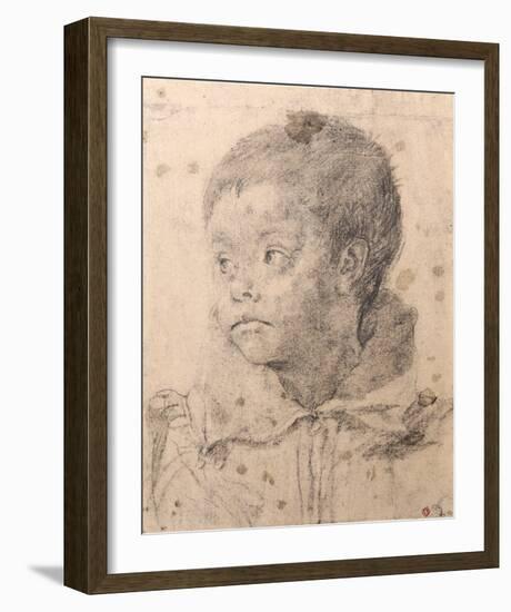 Portrait d'un Jeune Garcon-Annibale Carracci-Framed Collectable Print