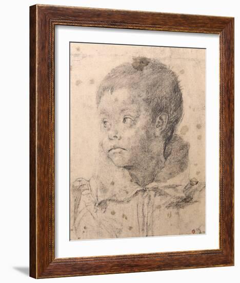Portrait d'un Jeune Garcon-Annibale Carracci-Framed Collectable Print