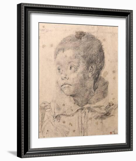 Portrait d'un Jeune Garcon-Annibale Carracci-Framed Collectable Print