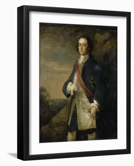 Portrait d'un officier anglais-Philippe Mercier-Framed Giclee Print