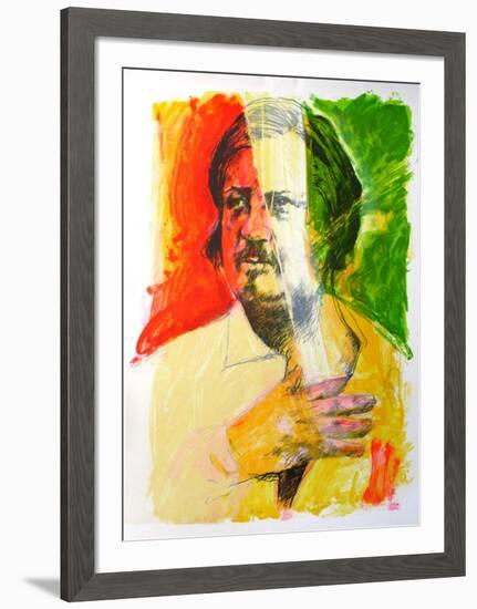 Portrait de Balzac-Jean-Paul Chambas-Framed Collectable Print