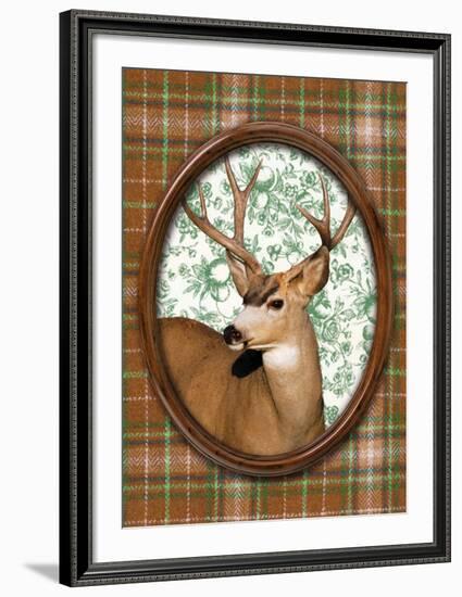 Portrait de Cerf-Florence Deviller-Framed Art Print