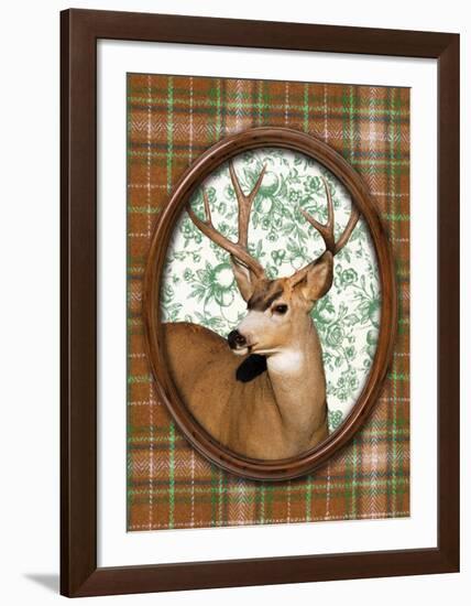 Portrait de Cerf-Florence Deviller-Framed Art Print