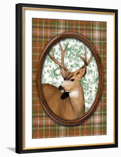 Portrait de Cerf-Florence Deviller-Framed Art Print