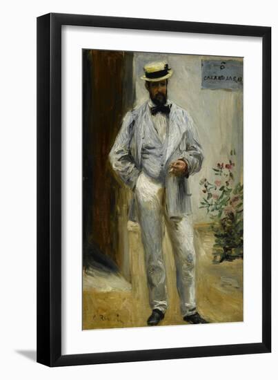 Portrait de Char Coeur (1830-1906), architecte, frère du peintre Ju Coeur, ami de Renoir-Pierre-Auguste Renoir-Framed Giclee Print