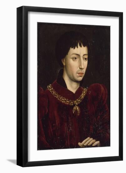 Portrait de Charles le Téméraire (1433-1477), duc de Bourgogne-null-Framed Giclee Print