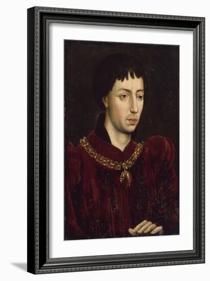 Portrait de Charles le Téméraire (1433-1477), duc de Bourgogne-null-Framed Giclee Print