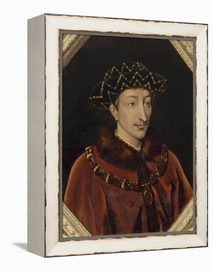 Portrait de Charles VII, roi de France (1403-1461), dit le Victorieux-Henri Lehmann-Framed Premier Image Canvas