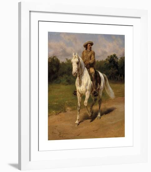 Portrait de Col. William_F. Cody-Rosa Bonheur-Framed Premium Giclee Print