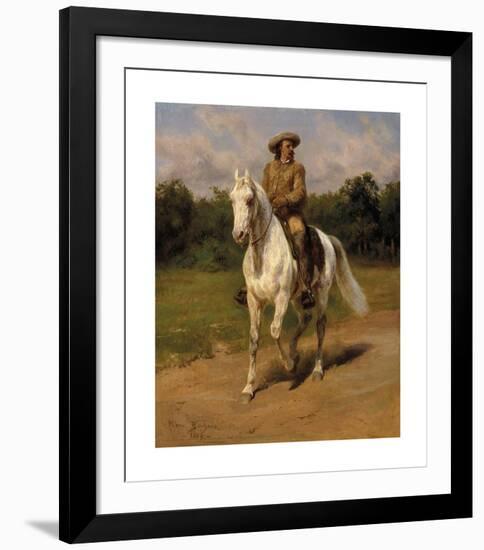 Portrait de Col. William_F. Cody-Rosa Bonheur-Framed Premium Giclee Print