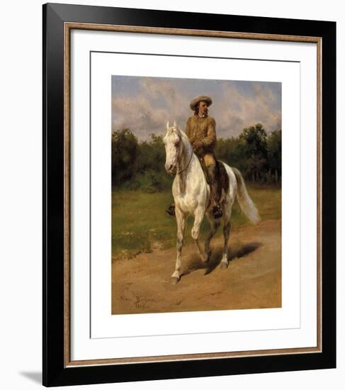 Portrait de Col. William_F. Cody-Rosa Bonheur-Framed Premium Giclee Print