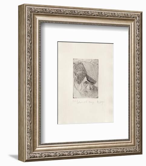 Portrait de F. Desnoyers-Jean Messagier-Framed Limited Edition