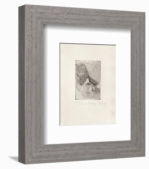 Portrait de F. Desnoyers-Jean Messagier-Framed Limited Edition