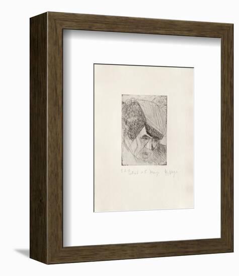 Portrait de F. Desnoyers-Jean Messagier-Framed Limited Edition