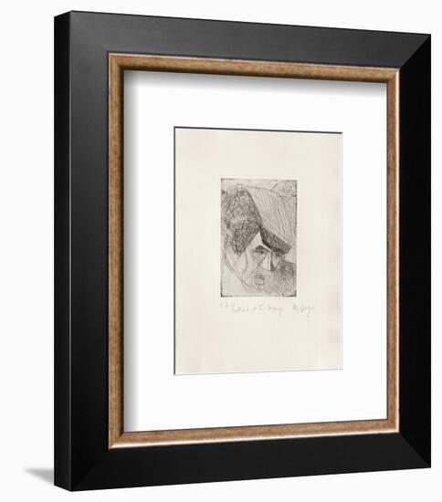 Portrait de F. Desnoyers-Jean Messagier-Framed Limited Edition