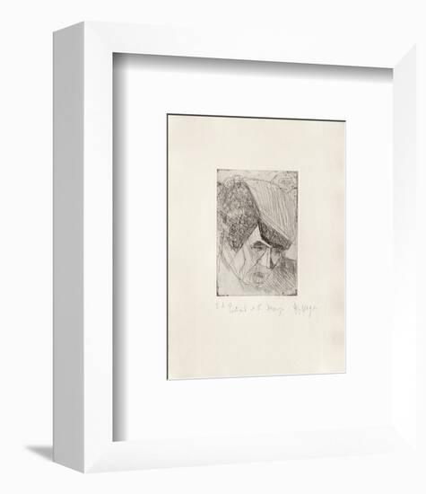 Portrait de F. Desnoyers-Jean Messagier-Framed Limited Edition