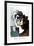 Portrait de Face sur Fond Rose et Vert-Pablo Picasso-Framed Collectable Print