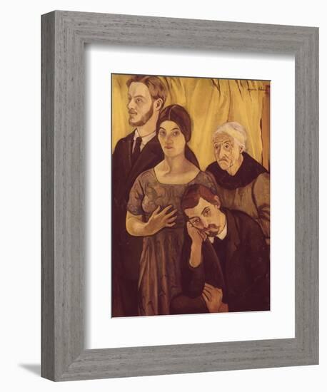 Portrait de Famille-Suzanne Valadon-Framed Giclee Print