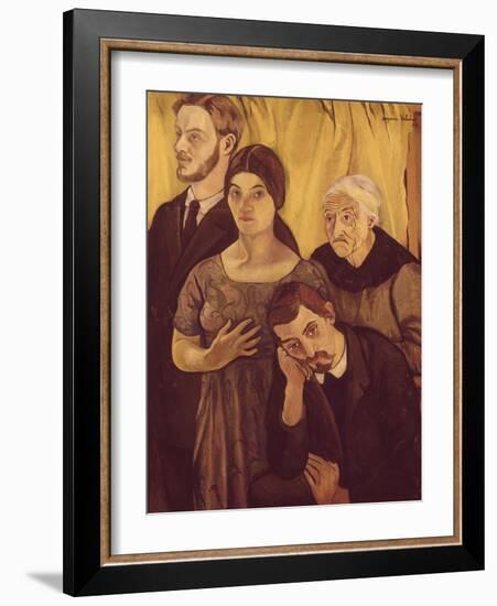 Portrait de Famille-Suzanne Valadon-Framed Giclee Print