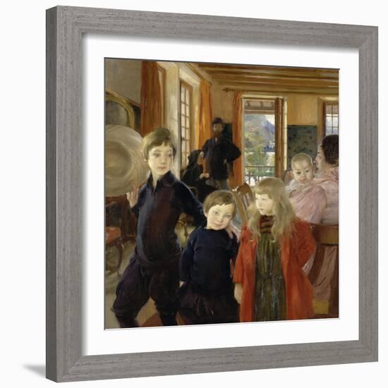 Portrait de famille-Albert Besnard-Framed Giclee Print