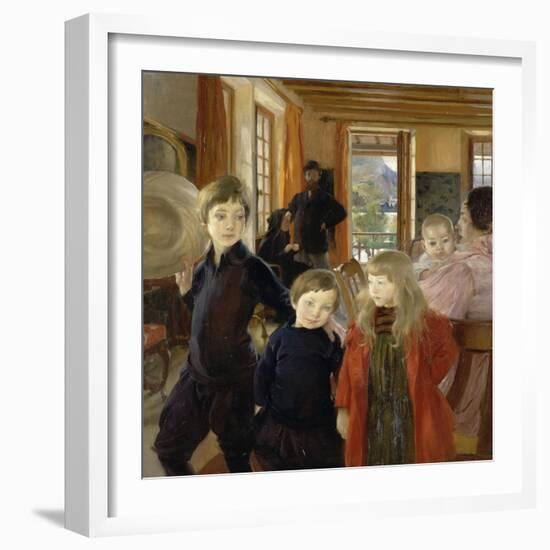 Portrait de famille-Albert Besnard-Framed Giclee Print