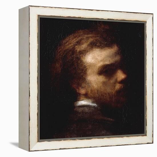 Portrait De Fantin, 1865-Henri Fantin-Latour-Framed Premier Image Canvas