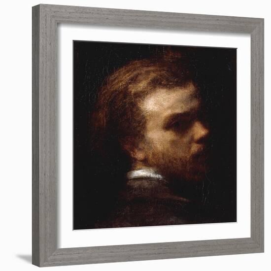 Portrait De Fantin, 1865-Henri Fantin-Latour-Framed Giclee Print