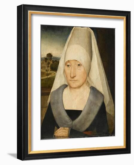 Portrait de femme âgée-Hans Memling-Framed Giclee Print