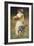 Portrait de femme au chien-Ferdinand Heilbuth-Framed Giclee Print