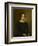 Portrait de femme en noir-Jean Jacques Henner-Framed Giclee Print