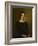 Portrait de femme en noir-Jean Jacques Henner-Framed Giclee Print