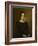 Portrait de femme en noir-Jean Jacques Henner-Framed Giclee Print