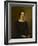 Portrait de femme en noir-Jean Jacques Henner-Framed Giclee Print