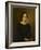 Portrait de femme en noir-Jean Jacques Henner-Framed Giclee Print