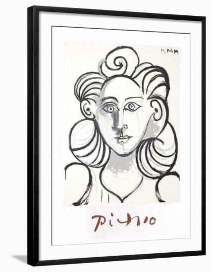 Portrait de Femme-Pablo Picasso-Framed Collectable Print