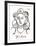 Portrait de Femme-Pablo Picasso-Framed Collectable Print