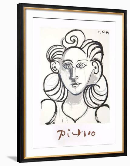 Portrait de Femme-Pablo Picasso-Framed Collectable Print