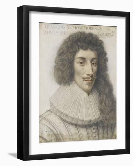 Portrait de François de Montmorency, comte de Bouteville-Daniel Dumonstier-Framed Giclee Print