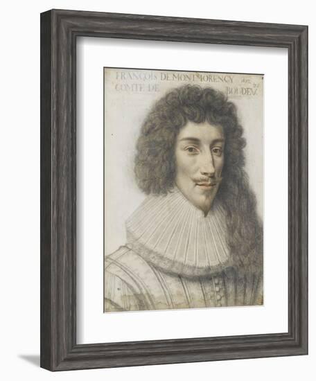 Portrait de François de Montmorency, comte de Bouteville-Daniel Dumonstier-Framed Giclee Print