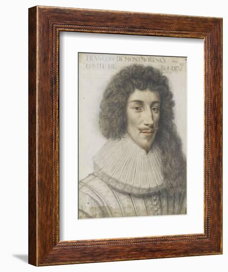 Portrait de François de Montmorency, comte de Bouteville-Daniel Dumonstier-Framed Giclee Print