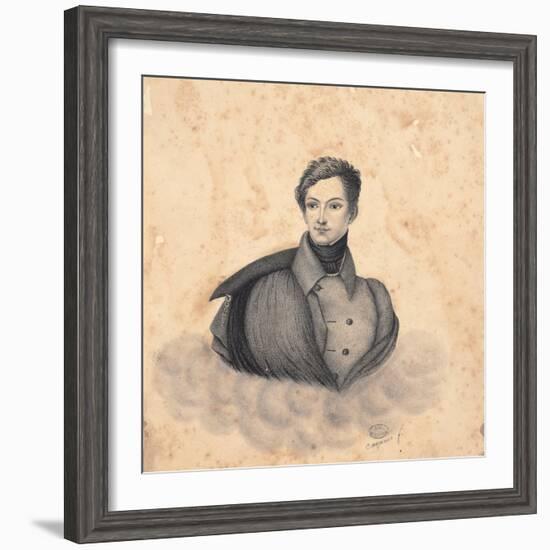 Portrait De Frédéric (Fritz) Baciocchi-Cattaneo-Framed Giclee Print