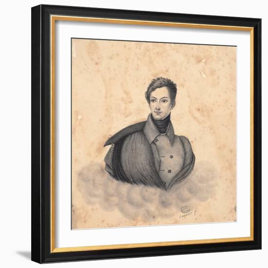 Portrait De Frédéric (Fritz) Baciocchi-Cattaneo-Framed Giclee Print