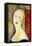 Portrait De Germaine Survage-Amedeo Modigliani-Framed Stretched Canvas